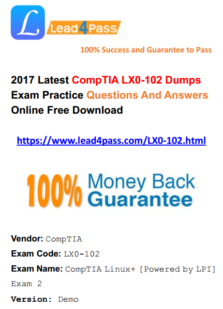 LX0-102 dumps