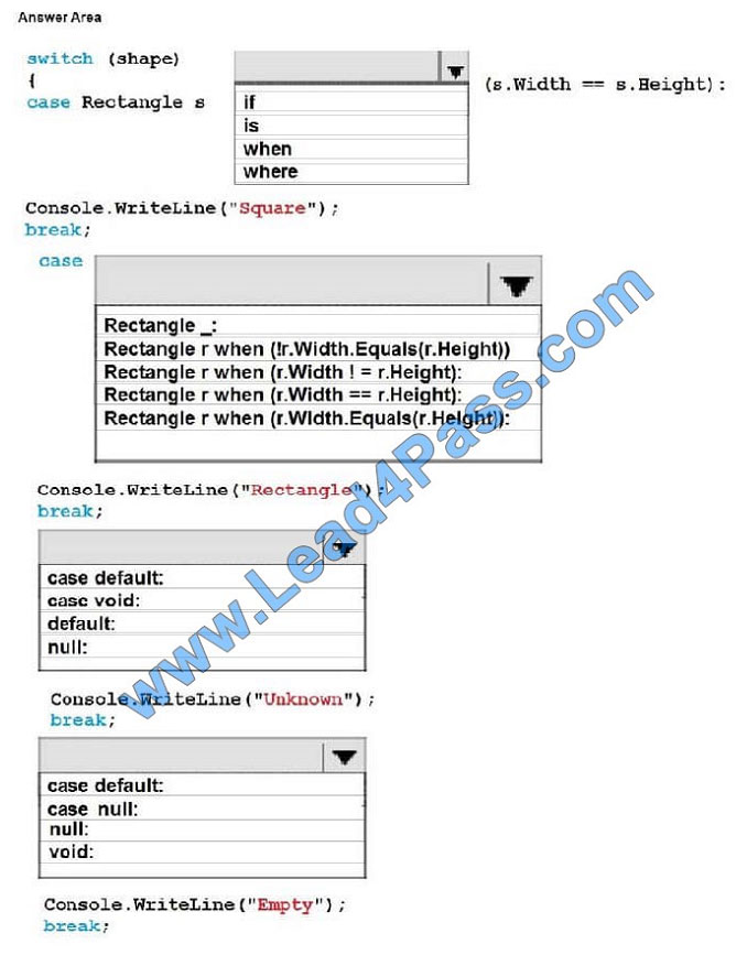 lead4pass 70-483 exam question q5-1